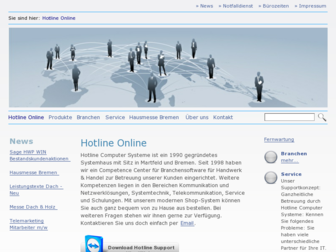 hotline-online.de website preview