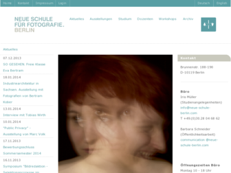 neue-schule-berlin.com website preview