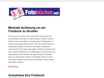 foto-buecher.net website preview