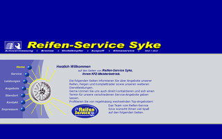 reifen-servicesyke.de website preview