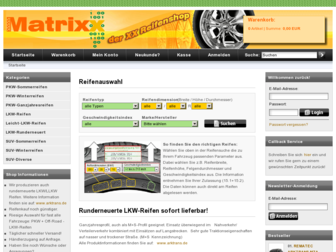 matrixx-reifen.de website preview