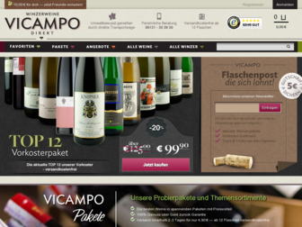 vicampo.de website preview
