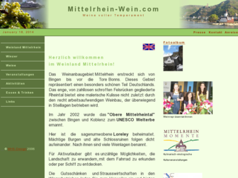mittelrhein-wein.com website preview