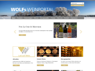 weinwolf.de website preview