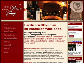 wine-from-oz.de website preview