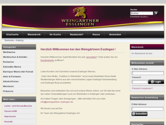 esslinger-wein-shop.de website preview