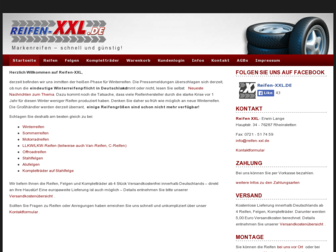 reifen-xxl.de website preview