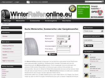 winterreifenonline.eu website preview
