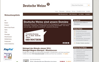 deutsche-weine.com website preview