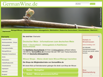 germanwine.de website preview