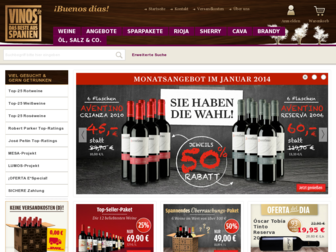 vinos.de website preview