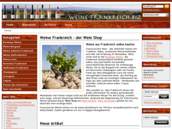 weine-frankreich.biz website preview