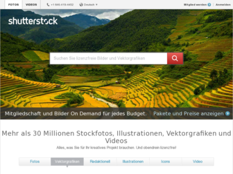shutterstock.com website preview