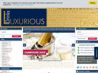 luxuriousdrinks.com website preview