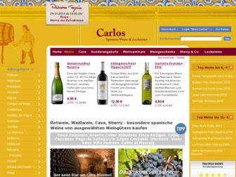 carlosvinos.de website preview