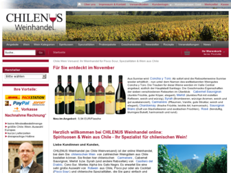 chilenus.de website preview