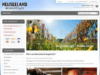 neuseeland-weinboutique.de website preview