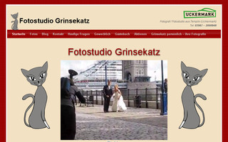 grinsekatz.com website preview