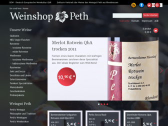 weinshop-peth.de website preview