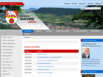 kuchen.de website preview