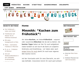 kuchen-zum-fruehstueck.de website preview