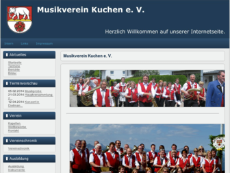 musikvereinkuchen.de website preview