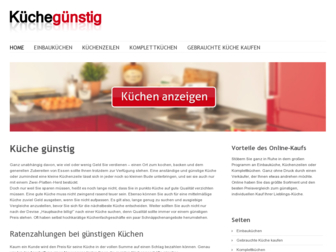 kueche-guenstig.com website preview