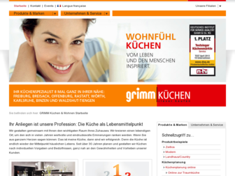 grimm-kuechen.com website preview