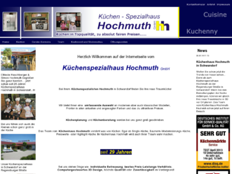 kuechen-hochmuth.de website preview