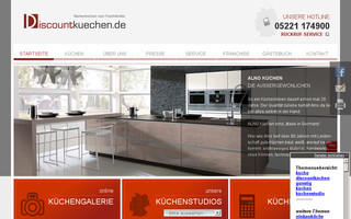 discountkuechen1.de website preview