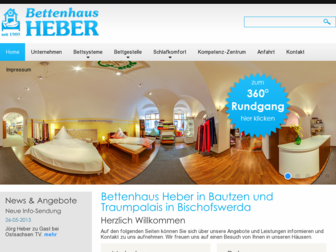 bettenhaus-heber.de website preview