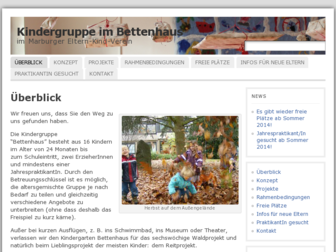 kindergruppe-bettenhaus.de website preview