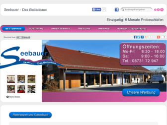 bettenhaus-seebauer.de website preview