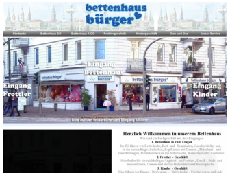 bettenhaus-buerger.de website preview