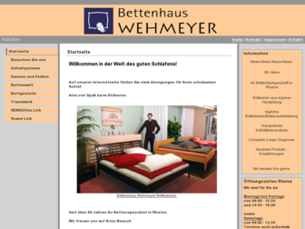 bettenhaus-wehmeyer.de website preview