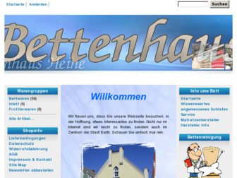 bettenhaus-shop.de website preview