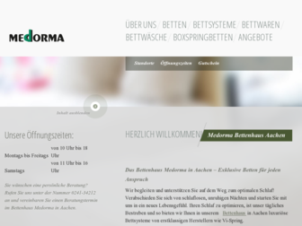 medormabettenhaus.de website preview