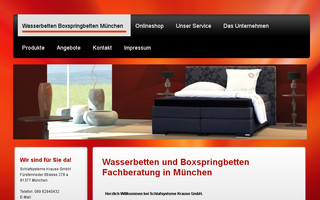 wasserbetten-muenchen-onlineshop.de website preview