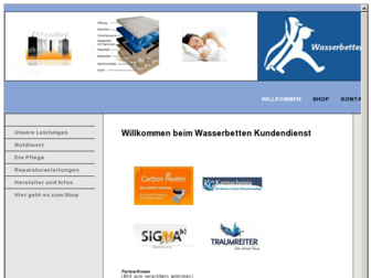 wasserbetten-web.de website preview