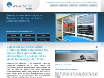 wasserbetten-haase.de website preview