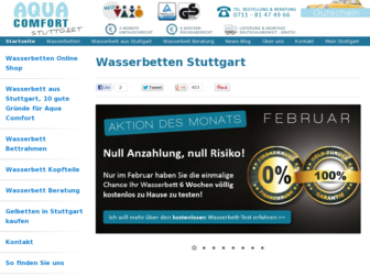 wasserbetten-stuttgart.com website preview