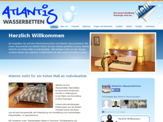 atlantis-wasserbetten.de website preview