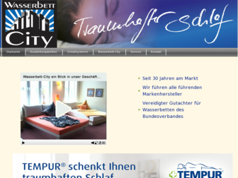 wasserbettcity.de website preview