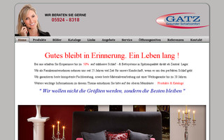 gatz-schlafsysteme.de website preview