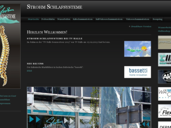 strohm-schlafsysteme.de website preview
