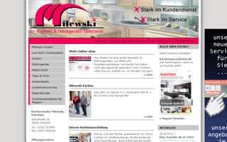 kuechenstudio-milewski.de website preview