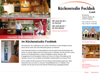 kuechenstudio-fockbek.de website preview
