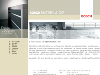 bosch-kuechenstudio.at website preview
