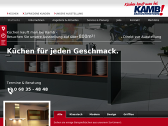 kamb-kuechen.de website preview