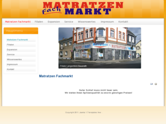 matratzen-fachmarkt.de website preview